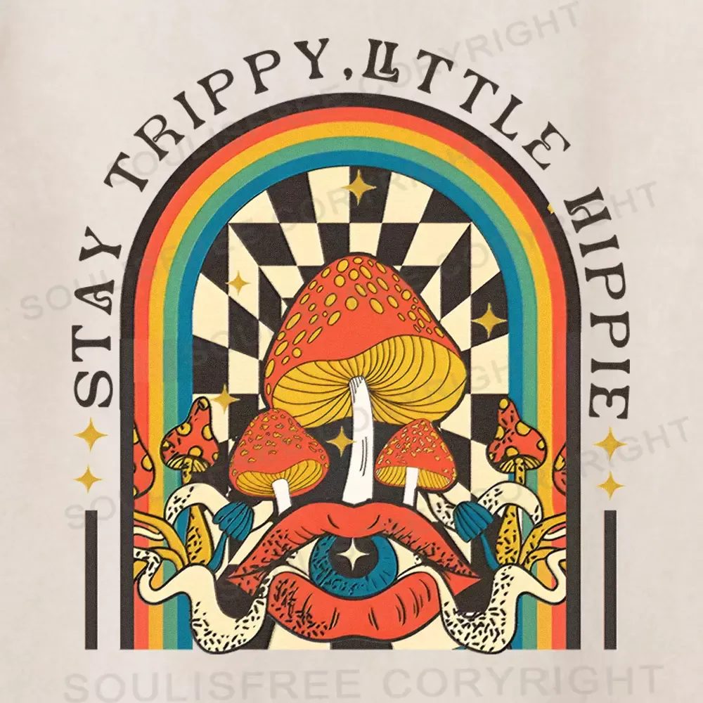Stay Trippy Little Hippie Washed T-shirt