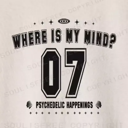 Personalized Where Is My Brain Washed Crop T-shirt