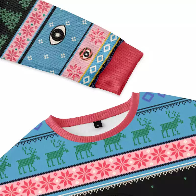 Healing Journey Ugly Christmas Knit Sweatshirt