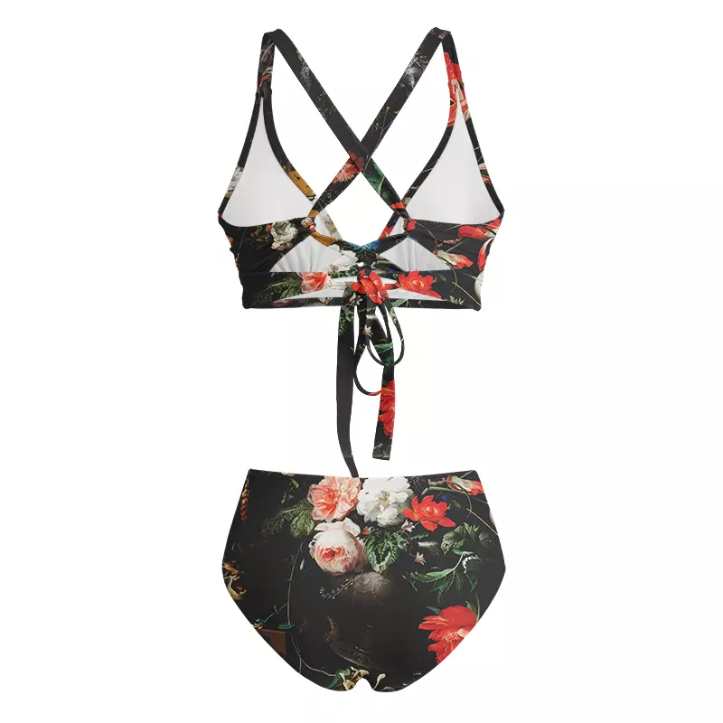 Soulisfree Dark Bouquet  Glitch Cross Bikini
