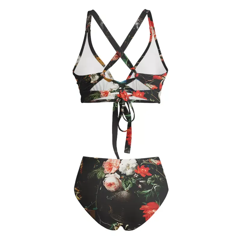 Soulisfree Dark Bouquet  Glitch Cross Bikini