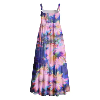 Soulisfree Iridescent Bloom Boho Maxi Dress