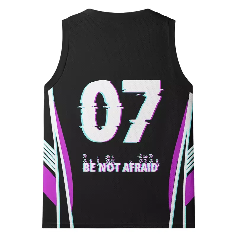 Soulisfree BE NOT AFRAID — Divine Glitch Wings Mesh Tank