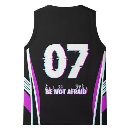 Soulisfree BE NOT AFRAID — Divine Glitch Wings Mesh Tank
