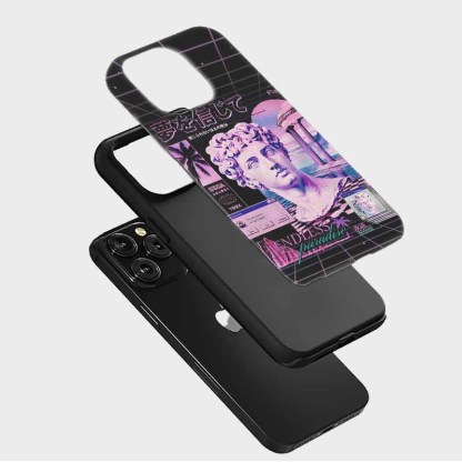 Soulisfree Vaporwave Statue  Matte Phone Case