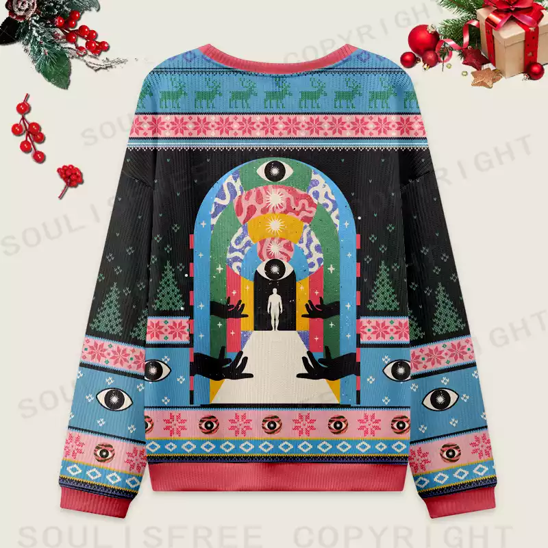 Healing Journey Ugly Christmas Knit Sweatshirt