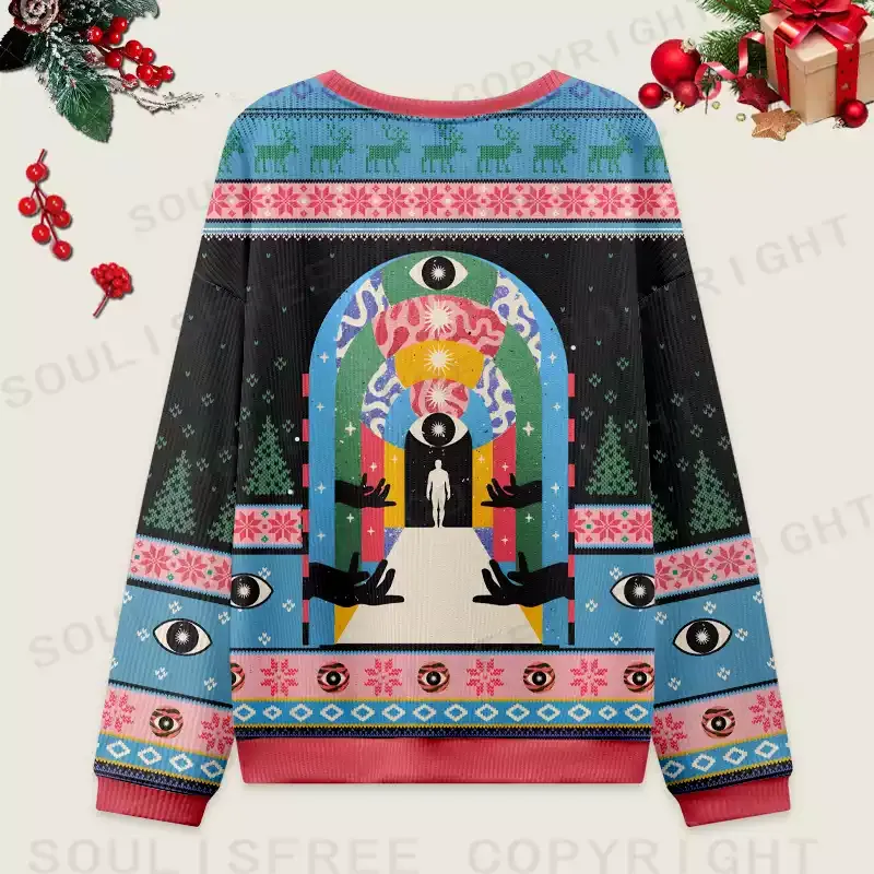 Healing Journey Ugly Christmas Knit Sweatshirt