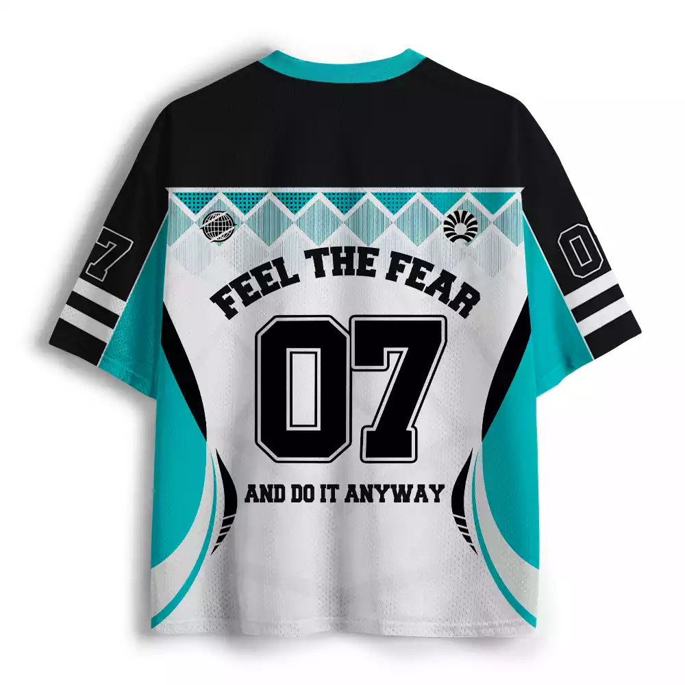 Personalized Feel The Fear Do It Anyway Mesh Jersey