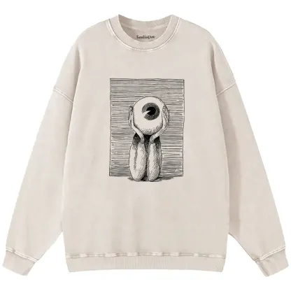 The Eye of the Beholder Washed Sweatshirts