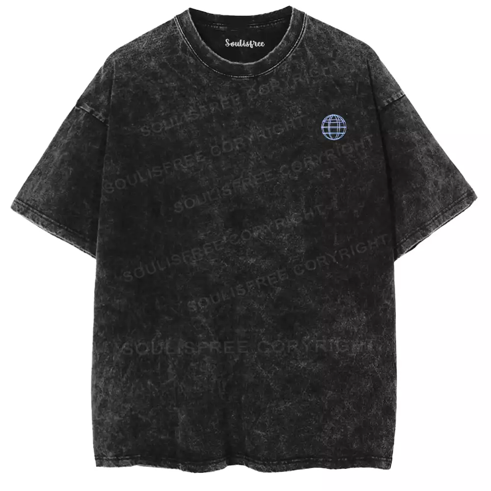 Augmented Reality Washed T-shirt