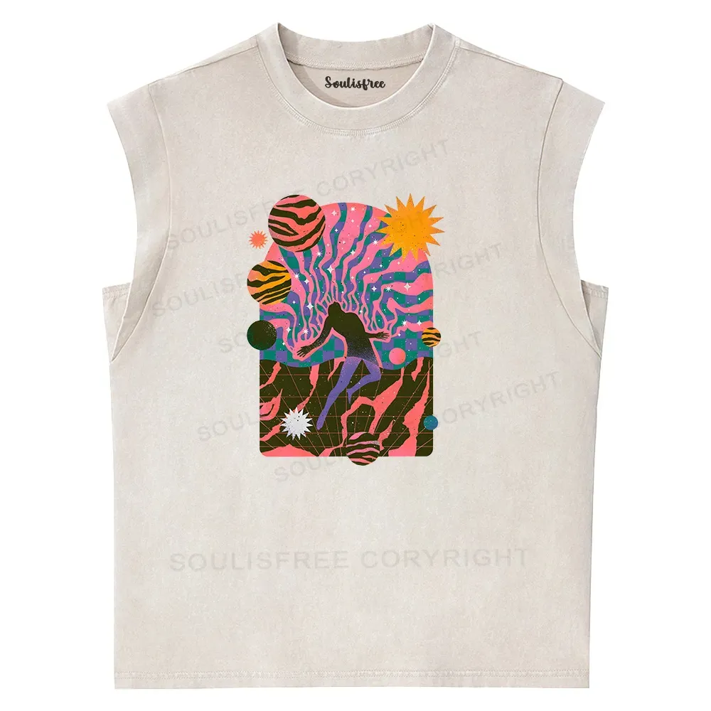 Dystopia Washed Tank Tops