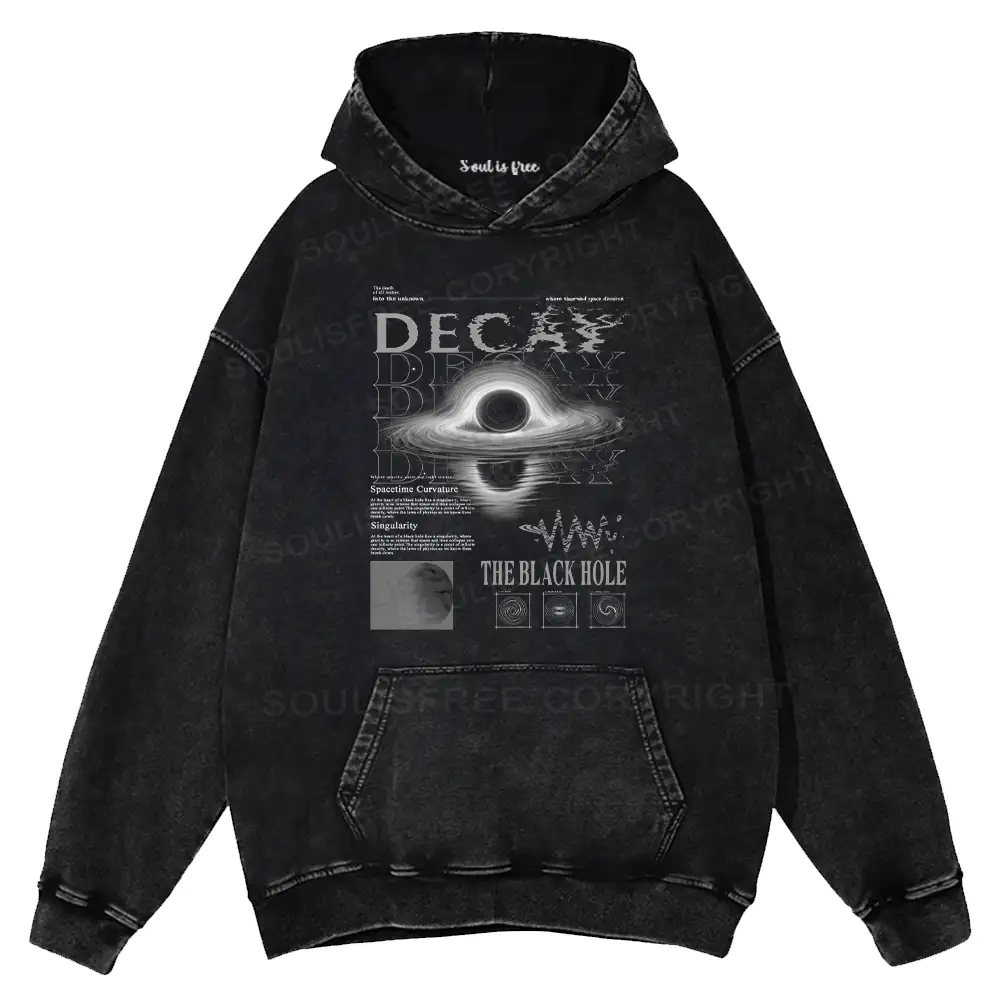Decay - Into The Unknown Washed Hoodie