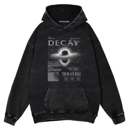 Decay - Into The Unknown Washed Hoodie