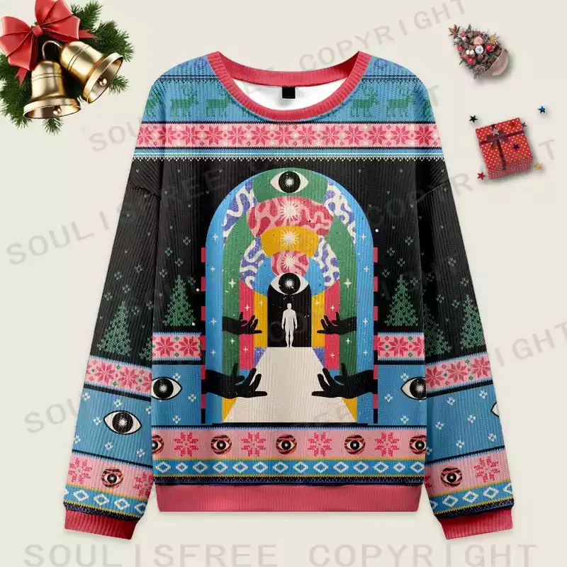Healing Journey Ugly Christmas Knit Sweatshirt