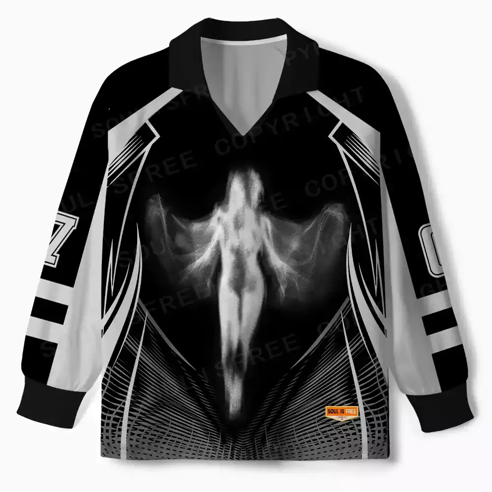 Designed Shadow Series : Woman Ⅸ Long Sleeve Polo Jersey