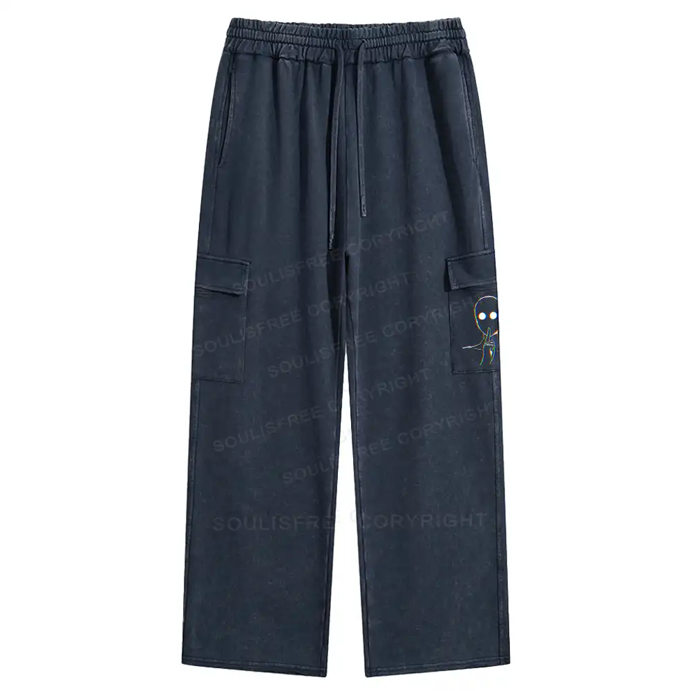 Reminder Of Strangers Washed Cargo pants