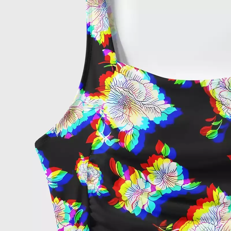Soulisfree Digital Bloom One‑Piece Swimsuit