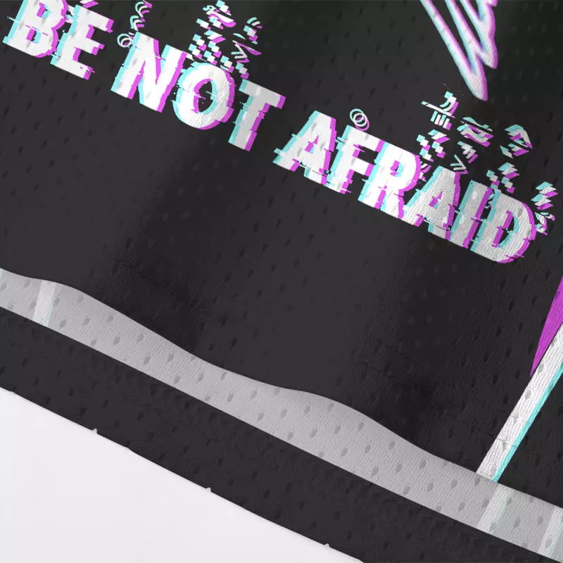 Soulisfree BE NOT AFRAID — Divine Glitch Wings Mesh Tank