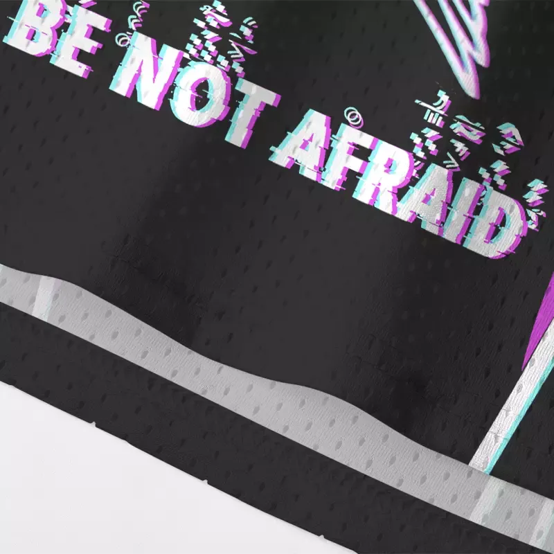 Soulisfree BE NOT AFRAID — Divine Glitch Wings Mesh Tank