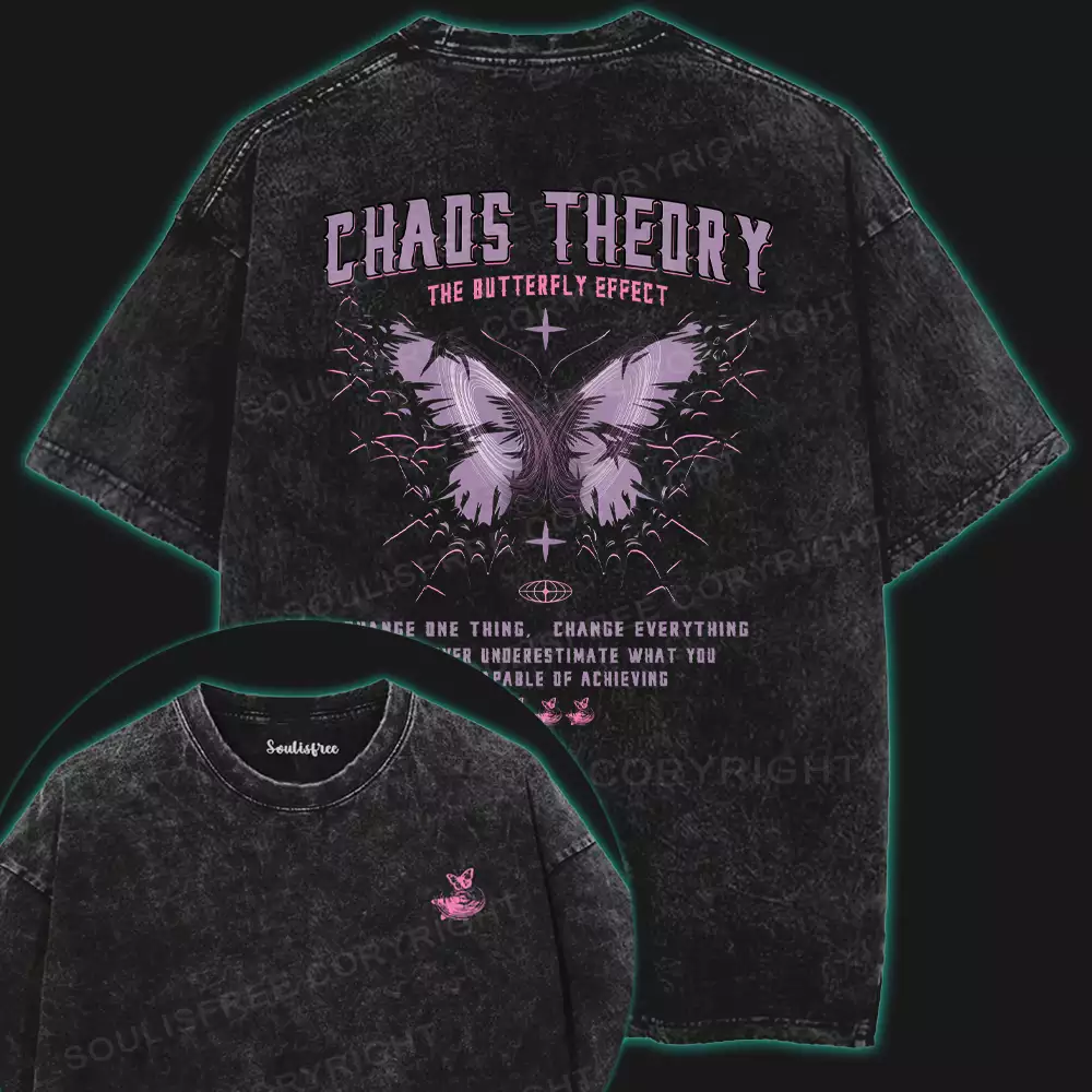 Waves of Chaos Washed T-shirt