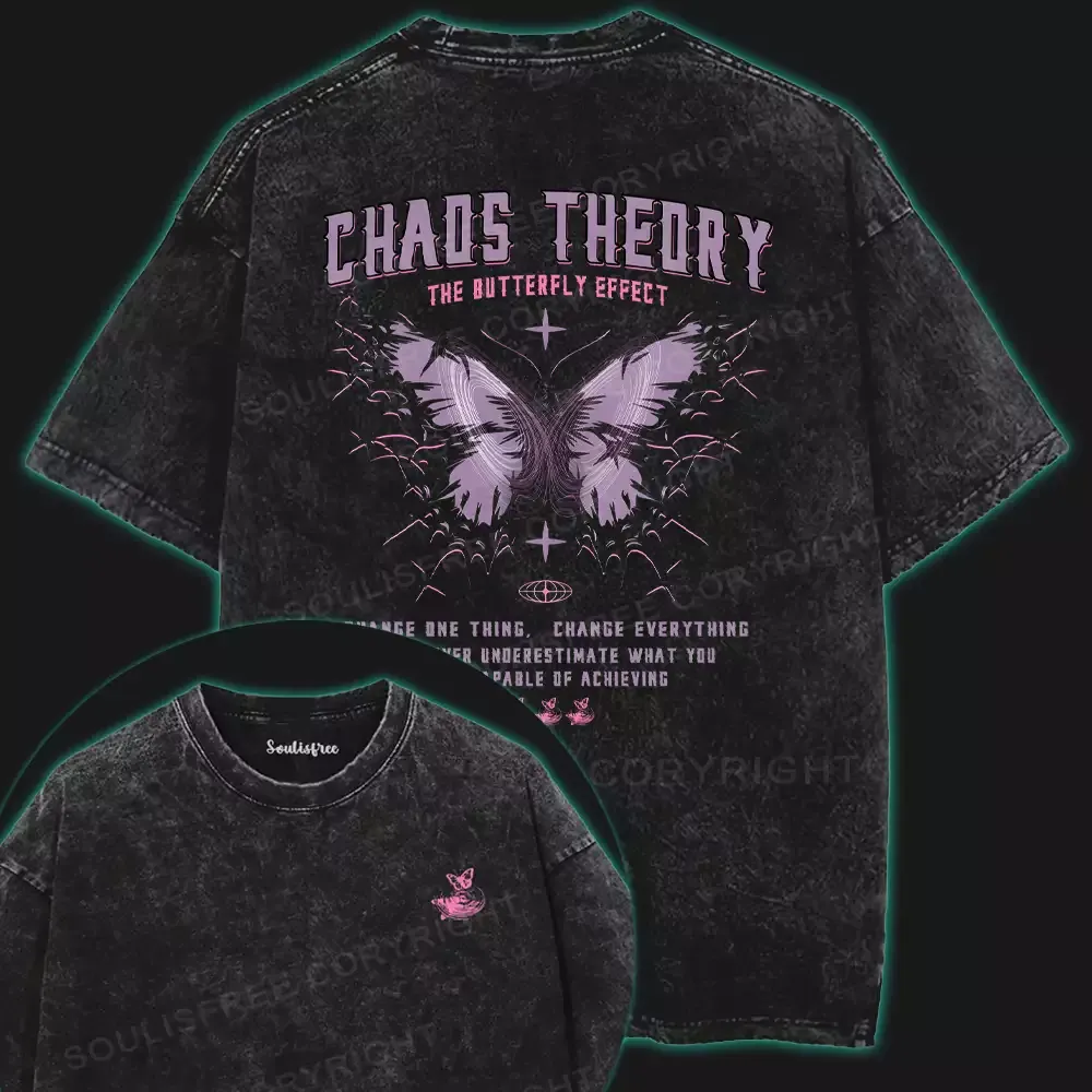 Waves of Chaos Washed T-shirt