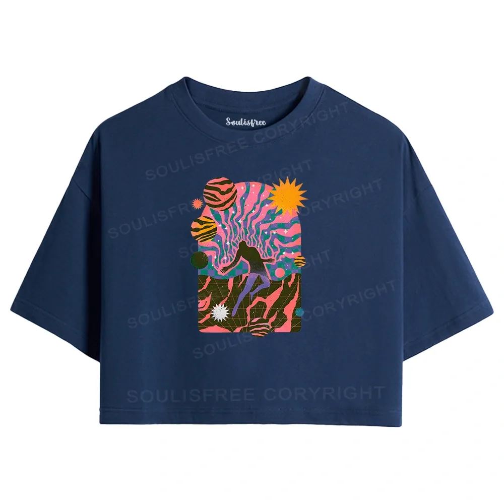 Designed Dystopia Crop Top