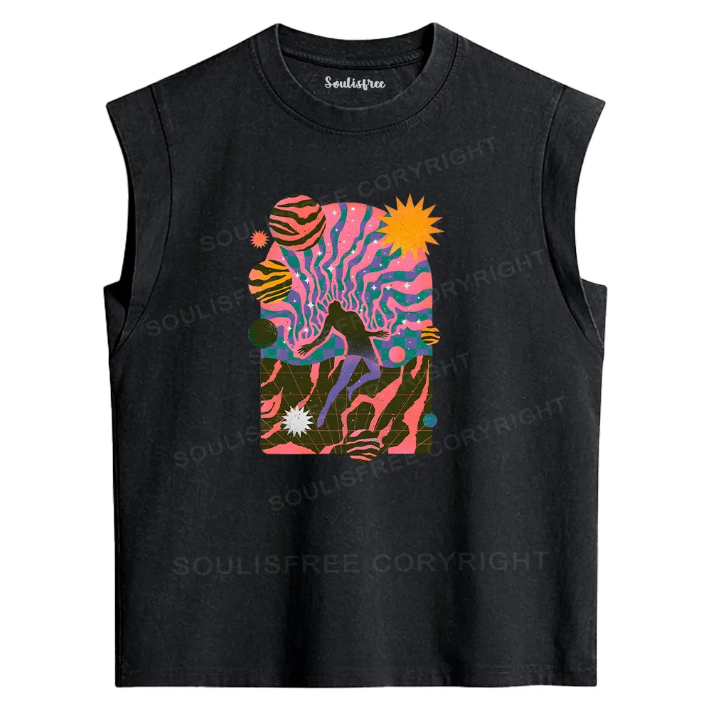 Dystopia Washed Tank Tops