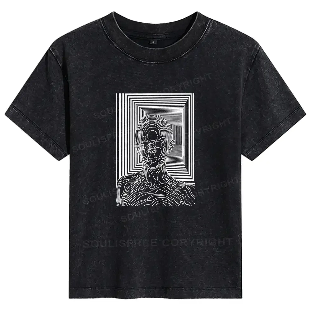 Designed Utopia Journey Basic Washed T-shirt