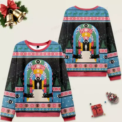 Healing Journey Ugly Christmas Knit Sweatshirt