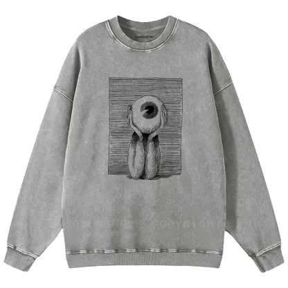 The Eye of the Beholder Washed Sweatshirts
