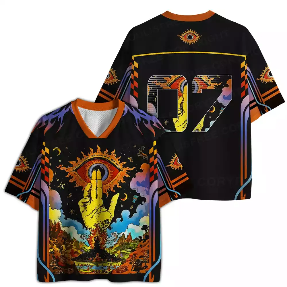 Divine Eye Sacred Hand Mesh Jersey