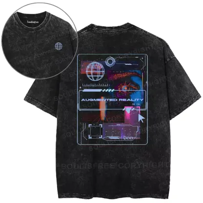 Augmented Reality Washed T-shirt