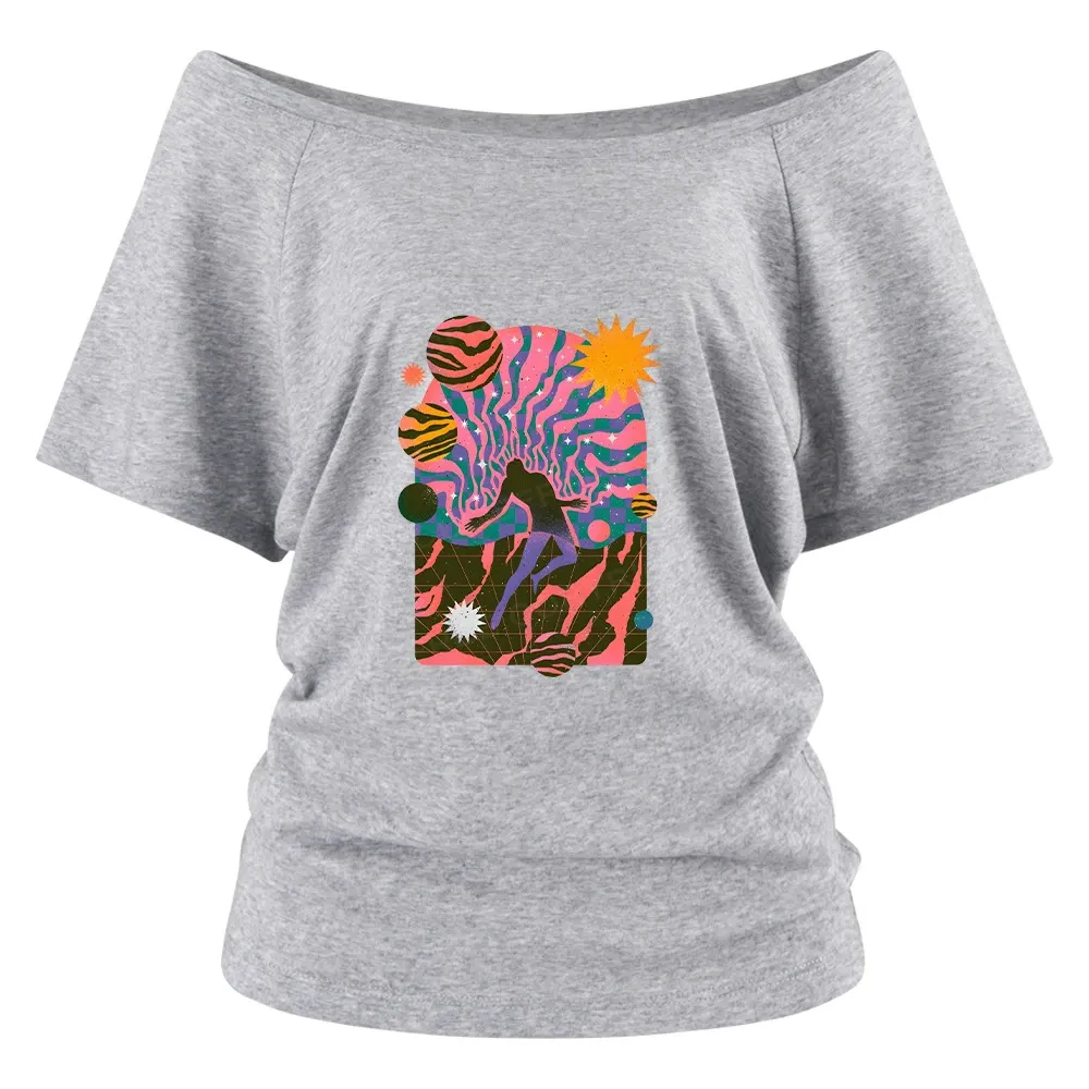 Designed Dystopia Shoulder Top