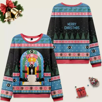 Healing Journey Ugly Christmas Knit Sweatshirt