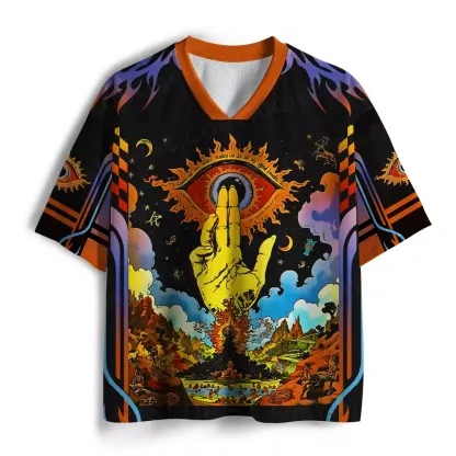 Divine Eye Sacred Hand Mesh Jersey