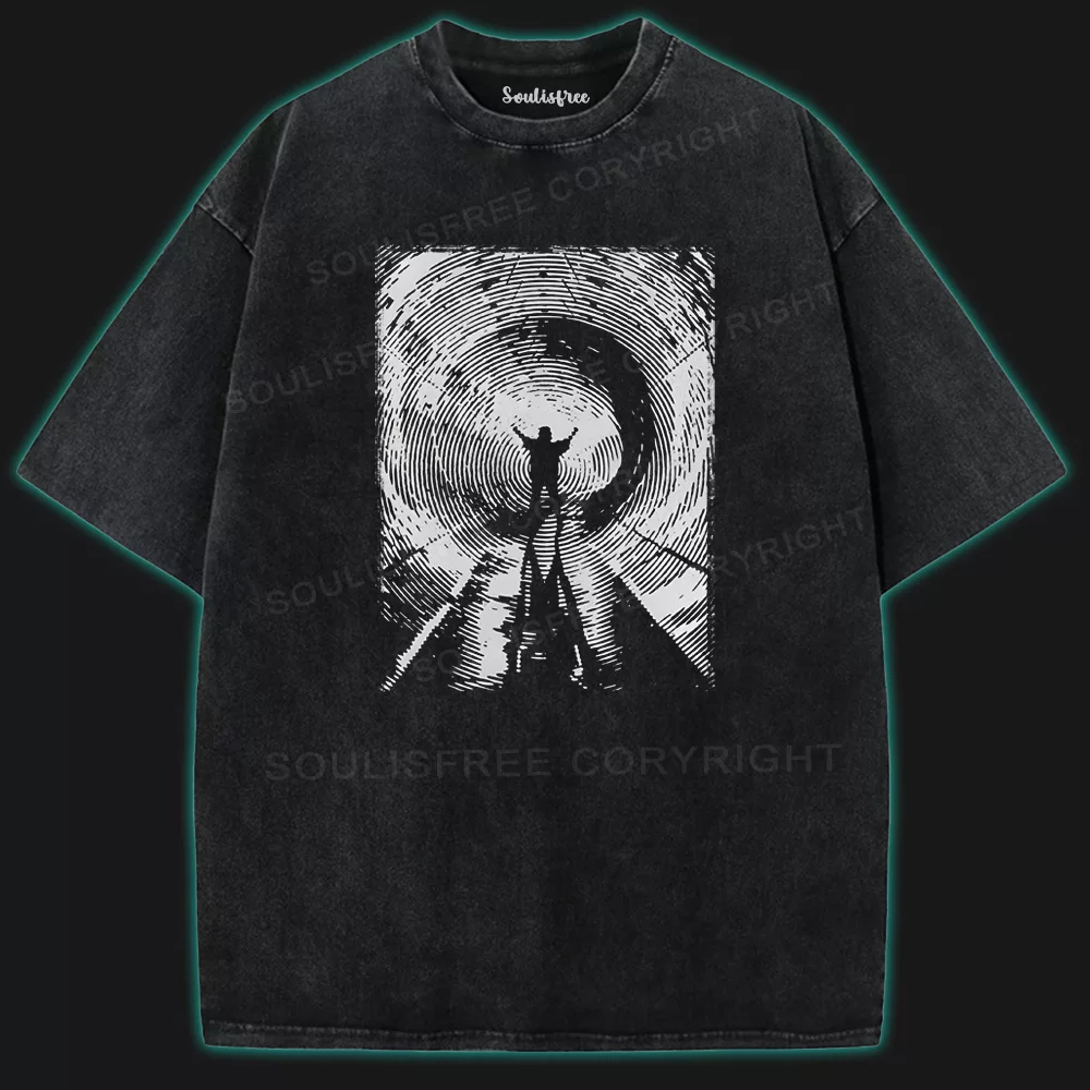 Perception is power. Awareness is freedom  Washed Space T-shirt