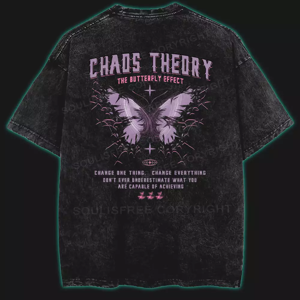 Waves of Chaos Washed T-shirt