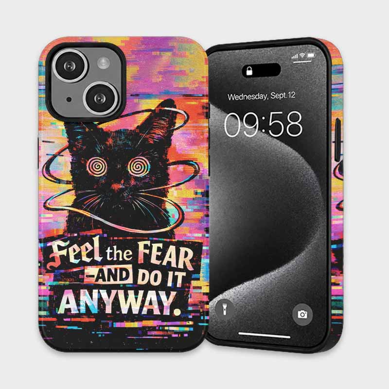 Soulisfree FEEL THE FEAR AND DO IT ANYWAY   Matte Phone Case