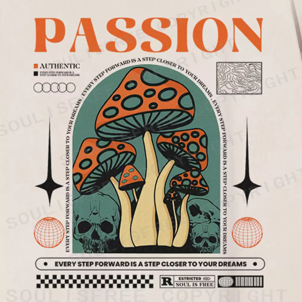Passion Dream Mushroom Washed T-shirt