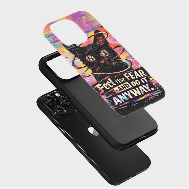 Soulisfree FEEL THE FEAR AND DO IT ANYWAY   Matte Phone Case