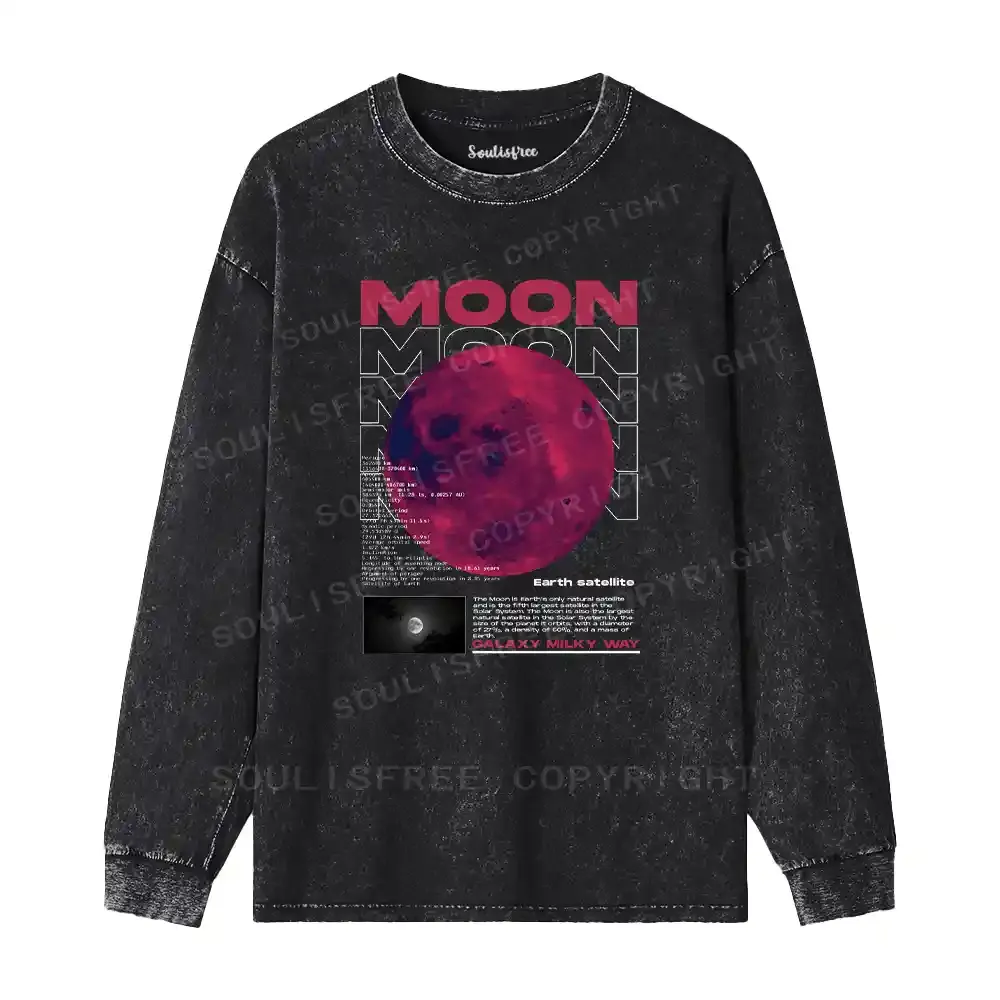 Moon Washed Long Sleeve Shirt