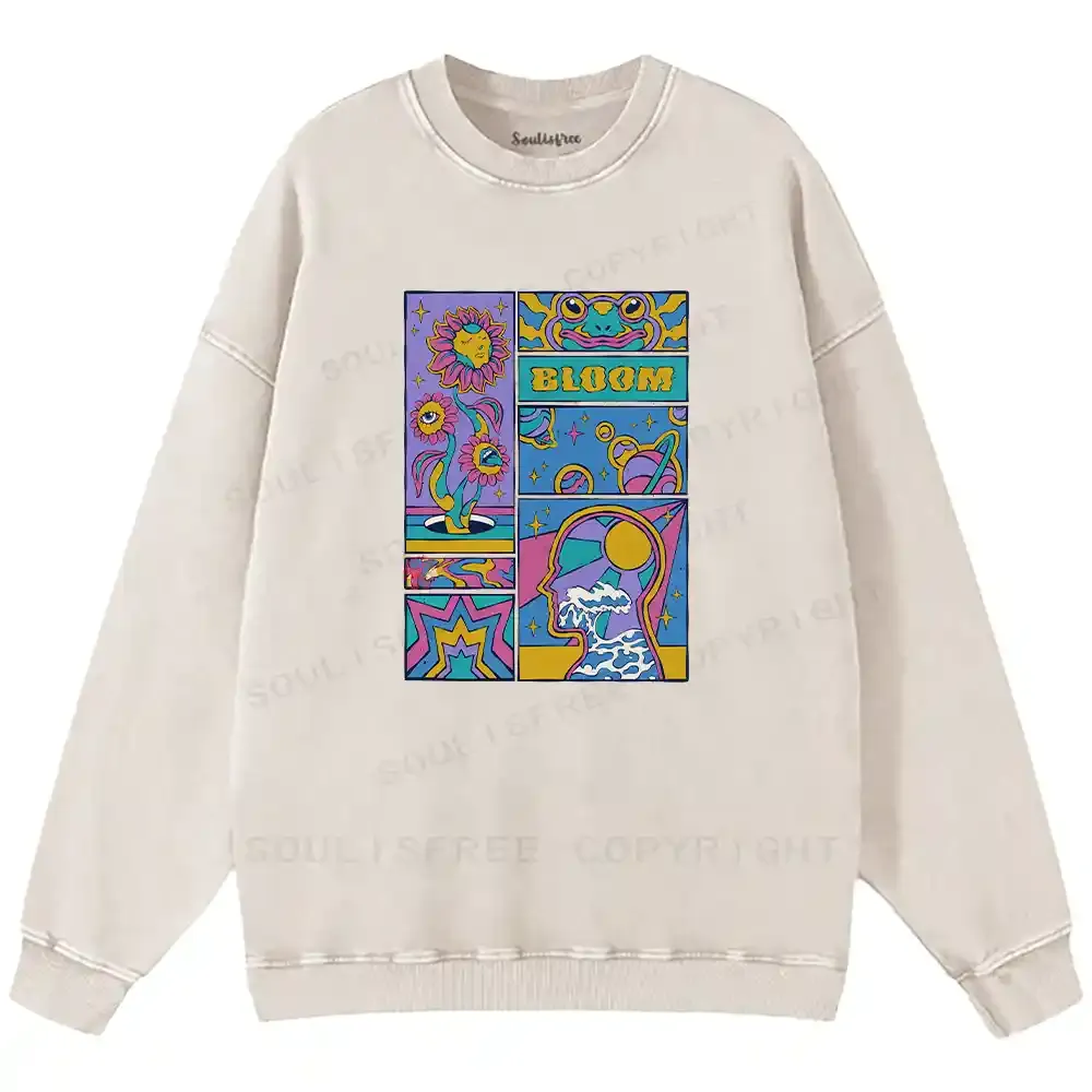 Bloom Washed Sweatshirts