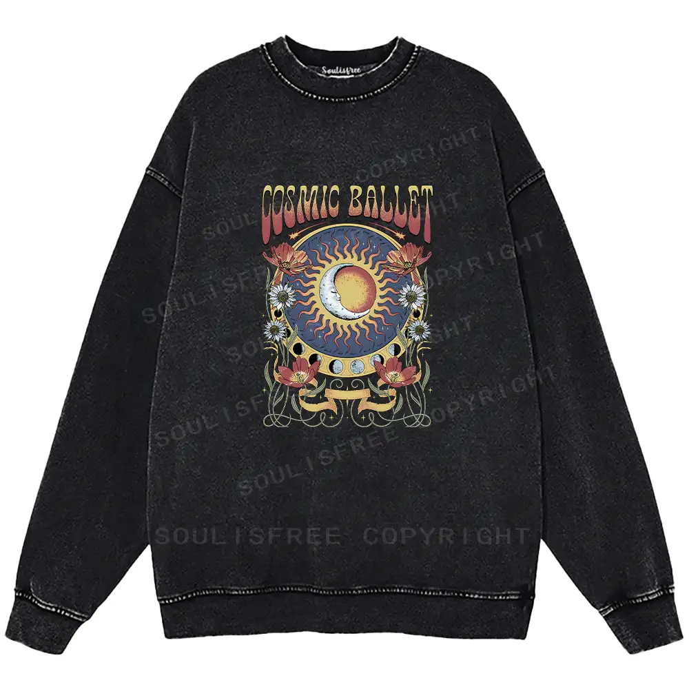 Psychedelic Ballet Washed Sweatshirts