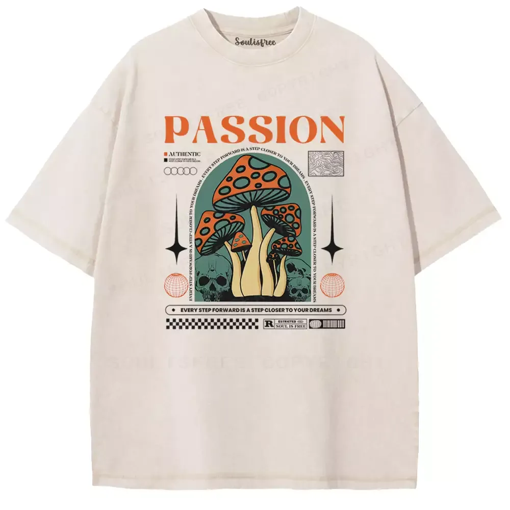 Passion Dream Mushroom Washed T-shirt
