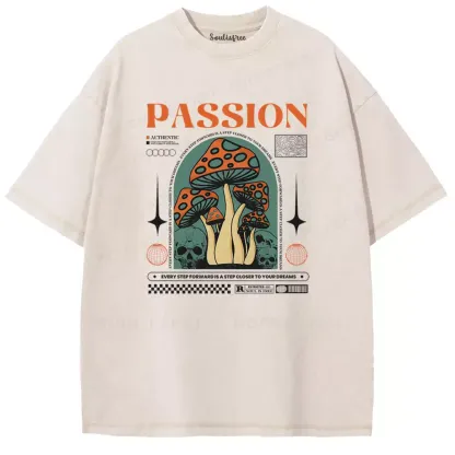 Passion Dream Mushroom Washed T-shirt