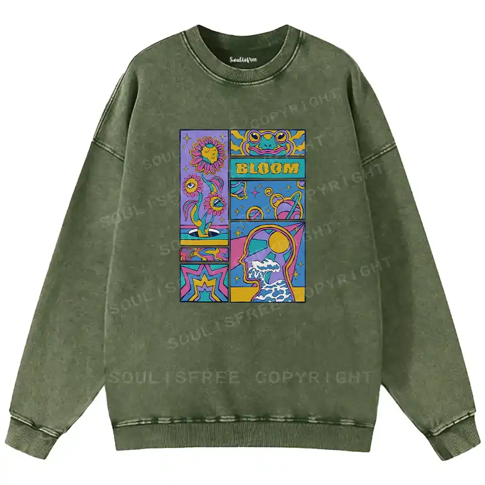 Bloom Washed Sweatshirts