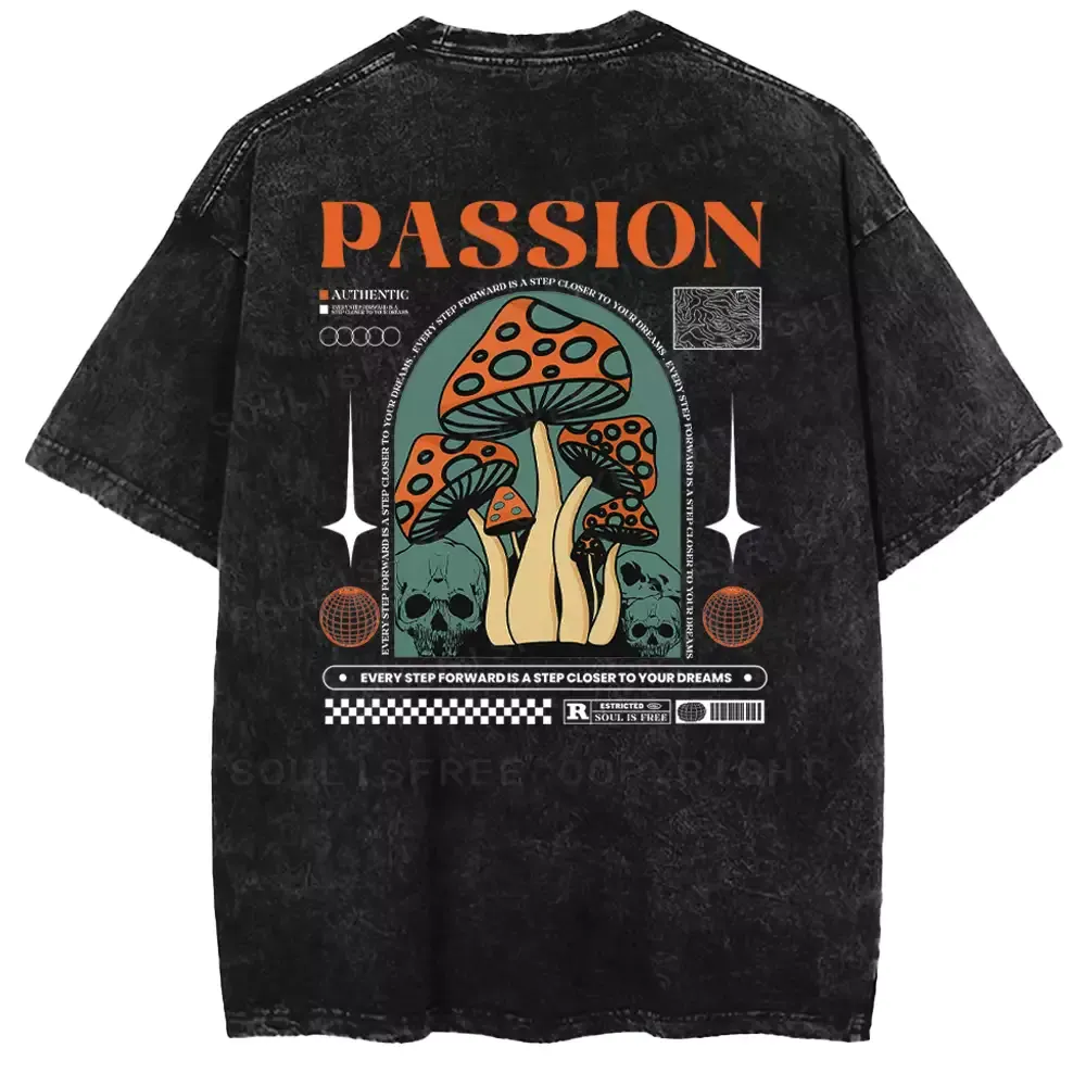 Passion Dream Mushroom Washed T-shirt