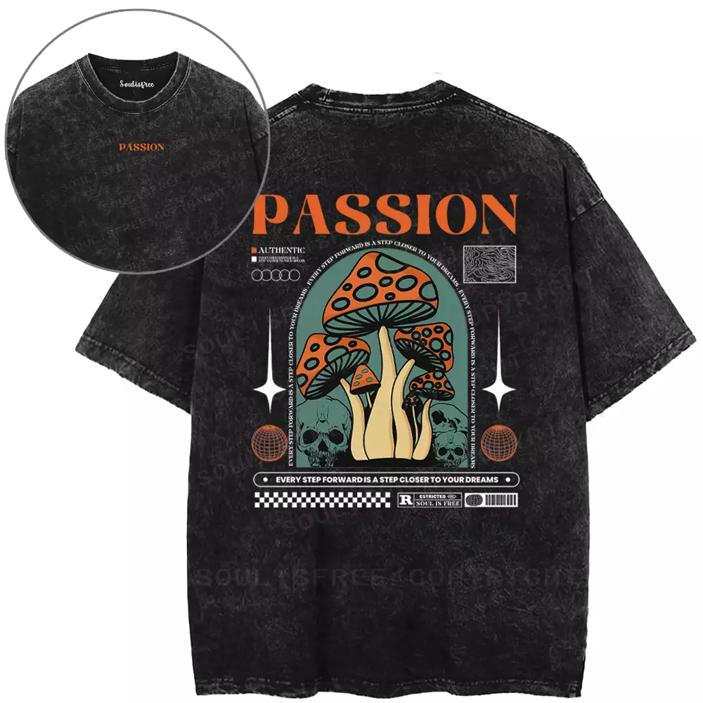 Passion Dream Mushroom Washed T-shirt