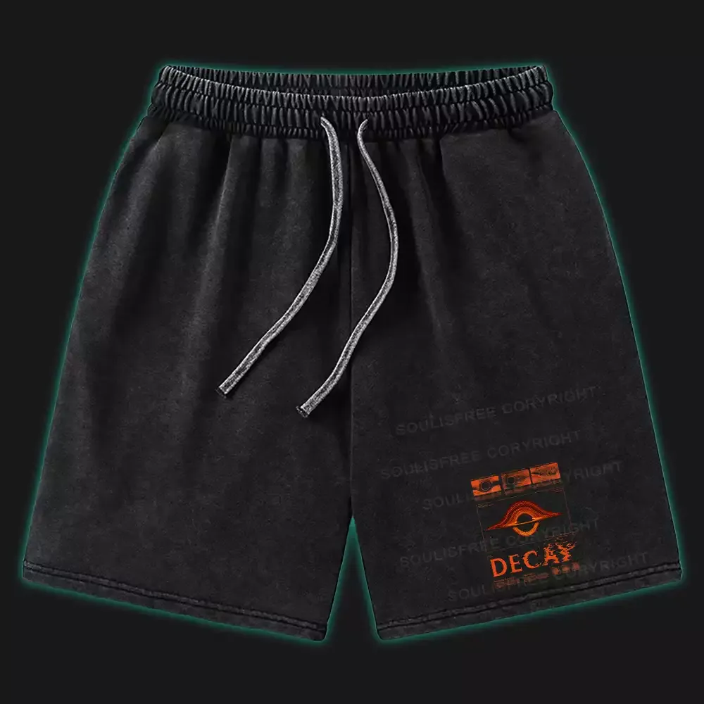 Designed Universal Entropy Washed Shorts