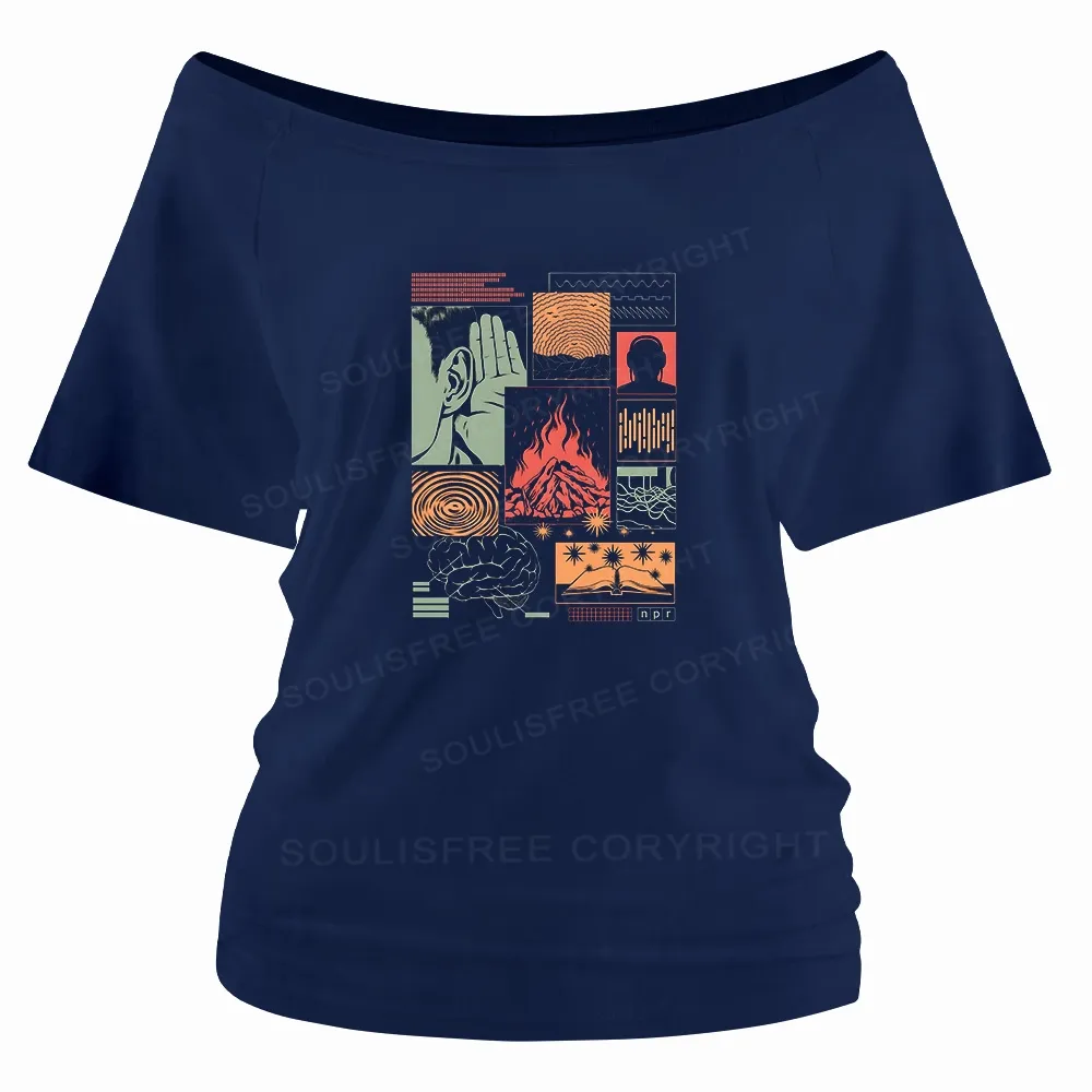 Designed Listen Off Shoulder Top